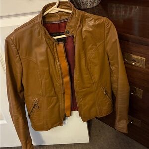 Brooks Black and Gold Leather Sportswear